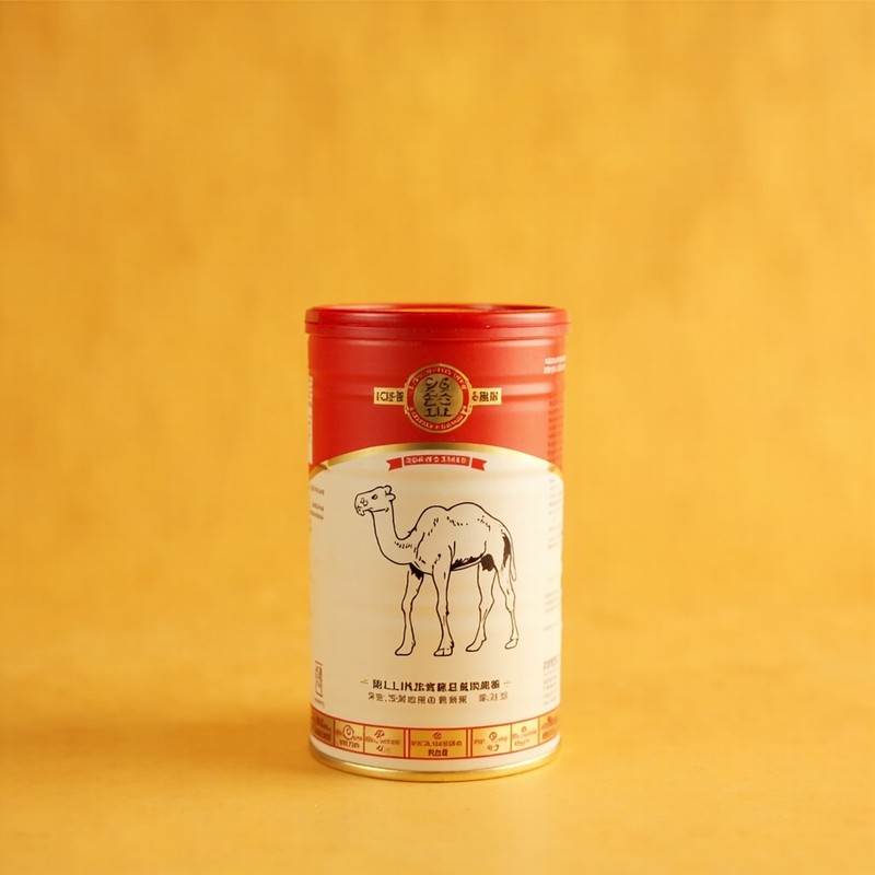 为家人选食品，先翻背面再看罐上的骆驼