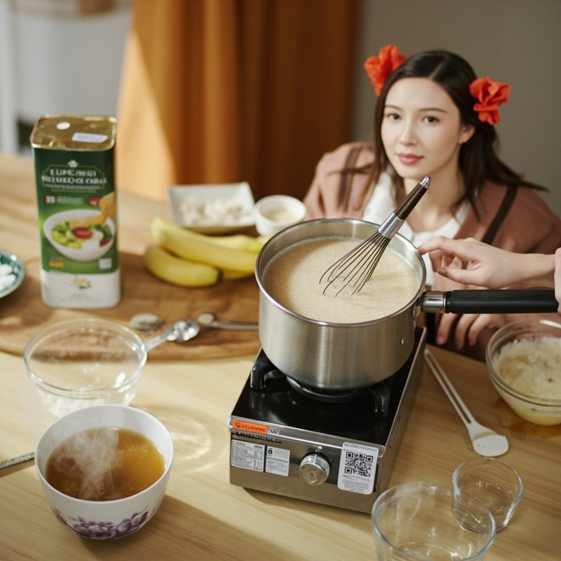 赶时间也想吃甜：同一壶驼奶分出一热一冷