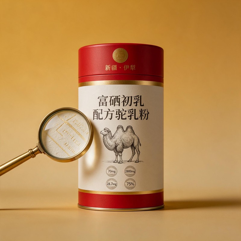 「富硒初乳配方驼乳粉」九个字，我拆成三问陪你读完
